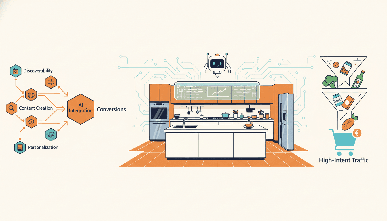 Hero image for A Step-by-Step Workflow to Capture High-Intent AI Buyer Traffic Using Hexagon GEO for Food Brands - Hexagon GEO workflow food and AI high-intent traffic food brands
