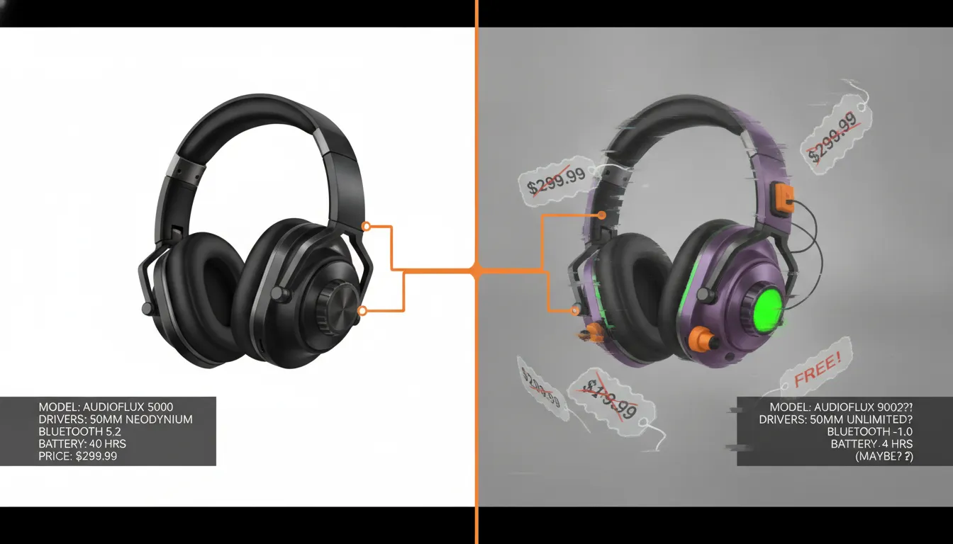 Hero image for AI Hallucinations in E-Commerce: How False Product Recommendations Happen and Why Brand Protection Matters - AI hallucinations and false product recommendations