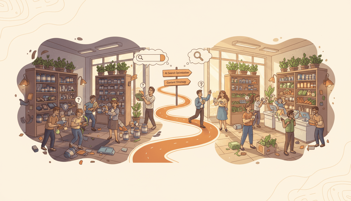 Hero image for Avoiding Common GEO Mistakes That Hurt Health & Wellness E-commerce AI Visibility - GEO mistakes health and AI search errors wellness brands