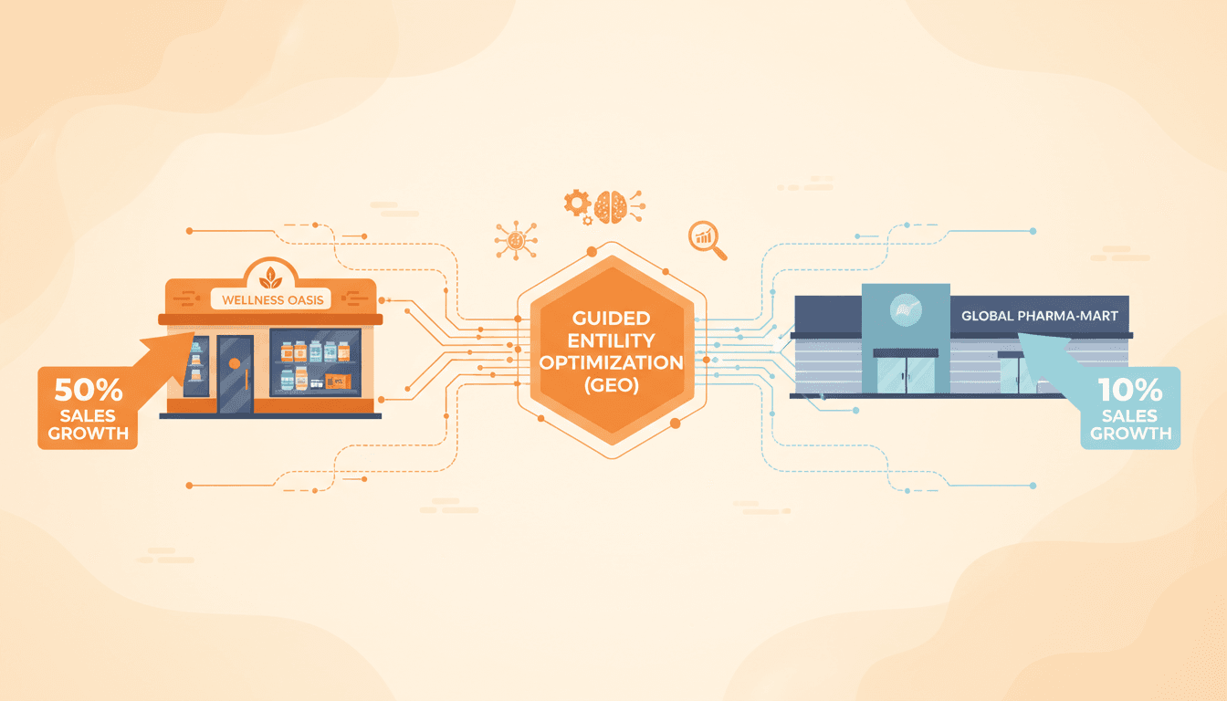 Hero image for Case Study: How a Small Health Brand Increased AI-Driven Sales by 50% Using Hexagon - Hexagon case study health and AI-driven sales health brand