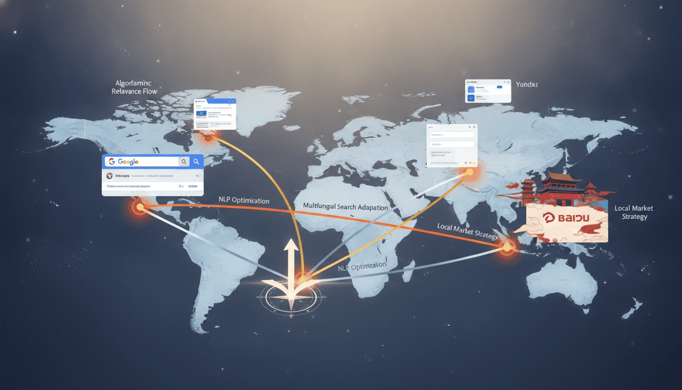 Hero image for Global Generative Engine Optimization (GEO): Navigating AI Search Differences Across International Markets - global GEO strategy and international AI search