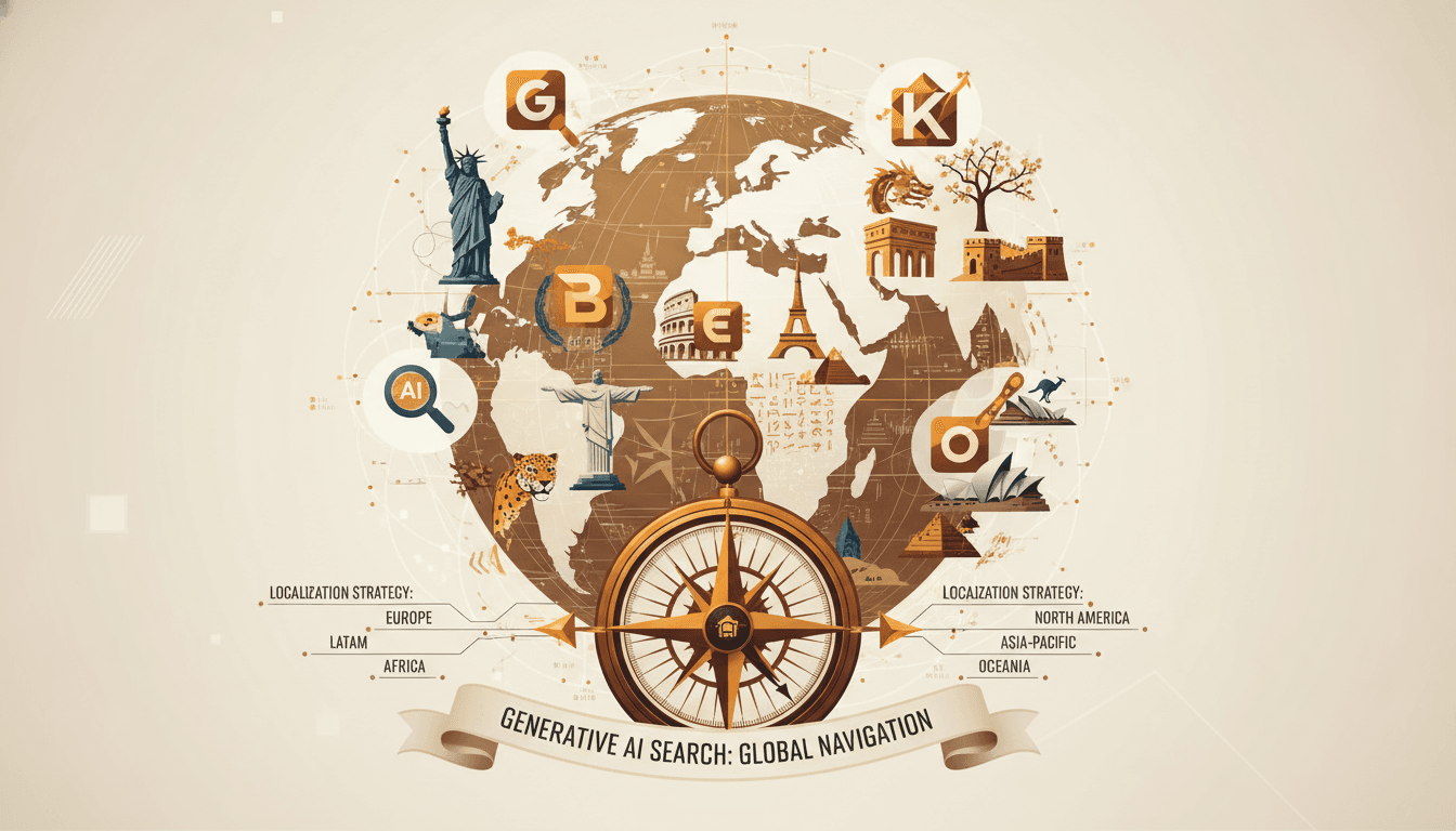 Hero image for Global Generative Engine Optimization: Navigating AI Search Differences Across Markets - global GEO strategy and AI search localization