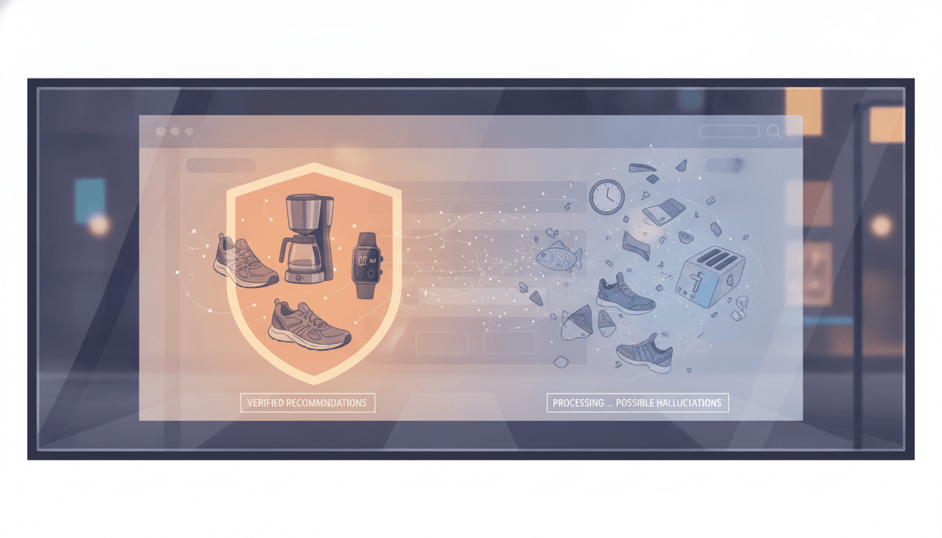 Hero image for How AI Hallucinations Happen in E-Commerce: Understanding False Product Recommendations and Why Brand Protection Matters - AI hallucinations and false product recommendations
