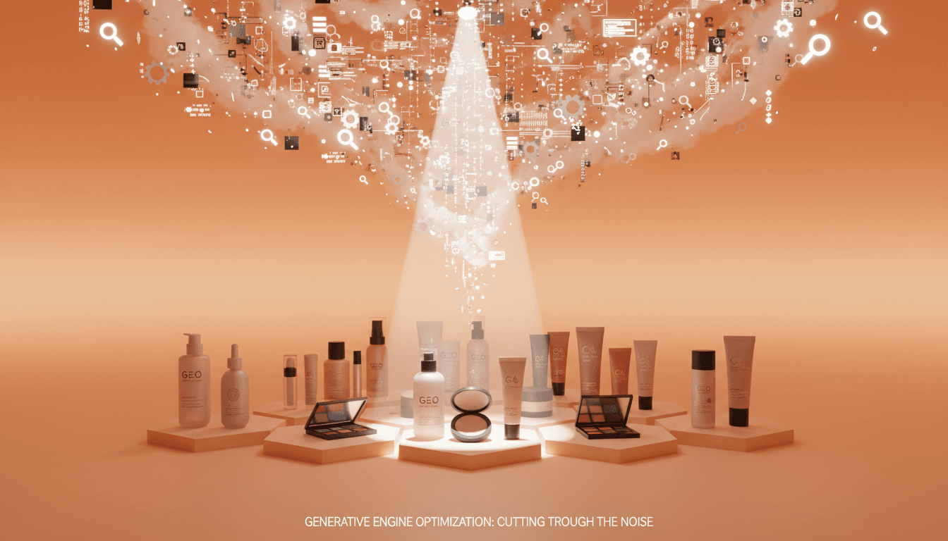 Hero image for How Emerging Beauty Brands Can Break Through AI Search Noise with Generative Engine Optimization - emerging beauty brand AI and generative engine optimization beauty