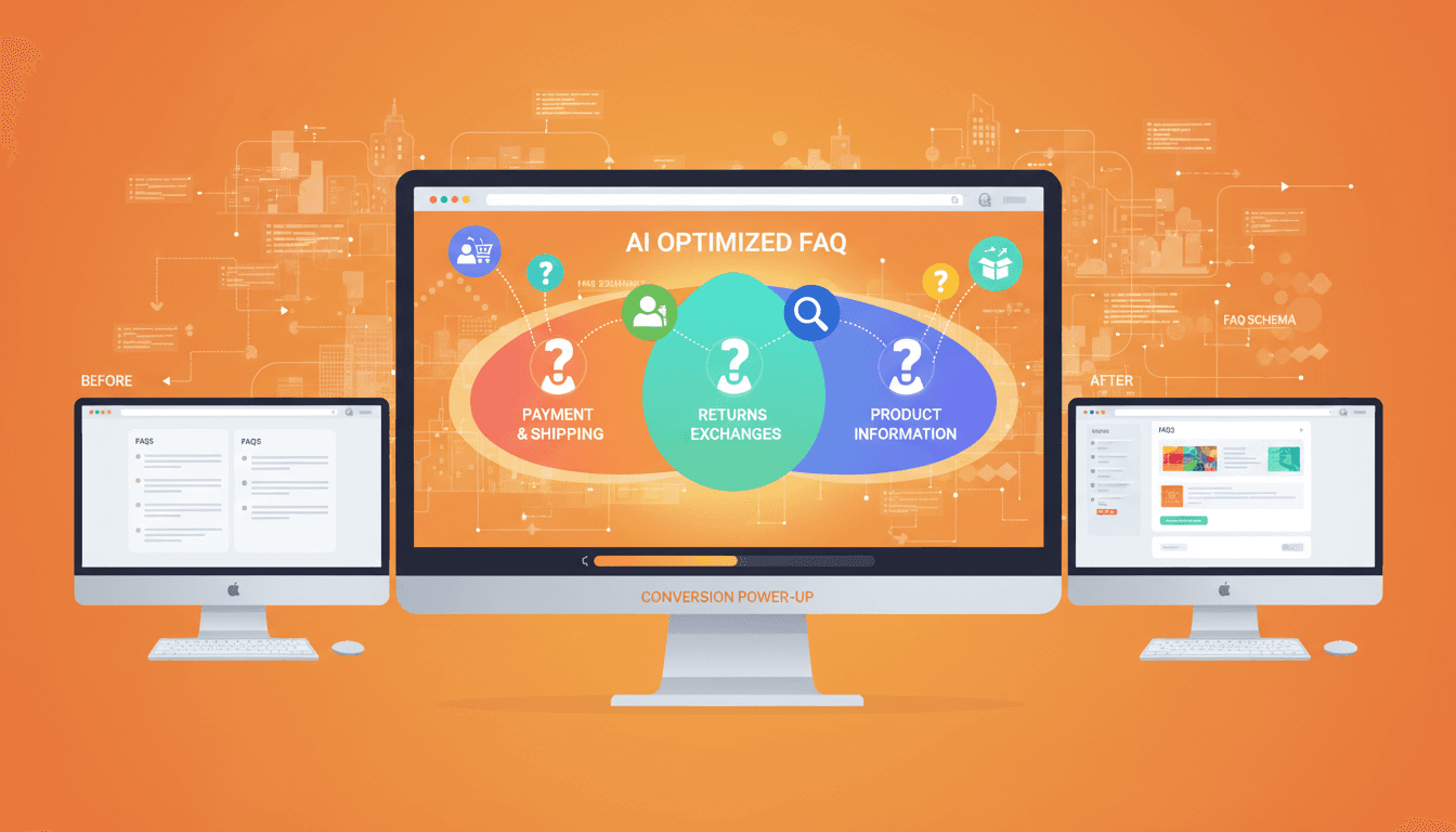 Hero image for How to Build AI-Optimized FAQ Sections That Convert Medium-Intent E-Commerce Shoppers - AI-optimized FAQ and medium-intent shopper engagement