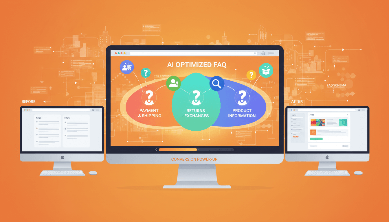 Hero image for How to Build AI-Optimized FAQ Sections That Convert Medium-Intent E-Commerce Shoppers - AI-optimized FAQ and medium-intent shopper engagement