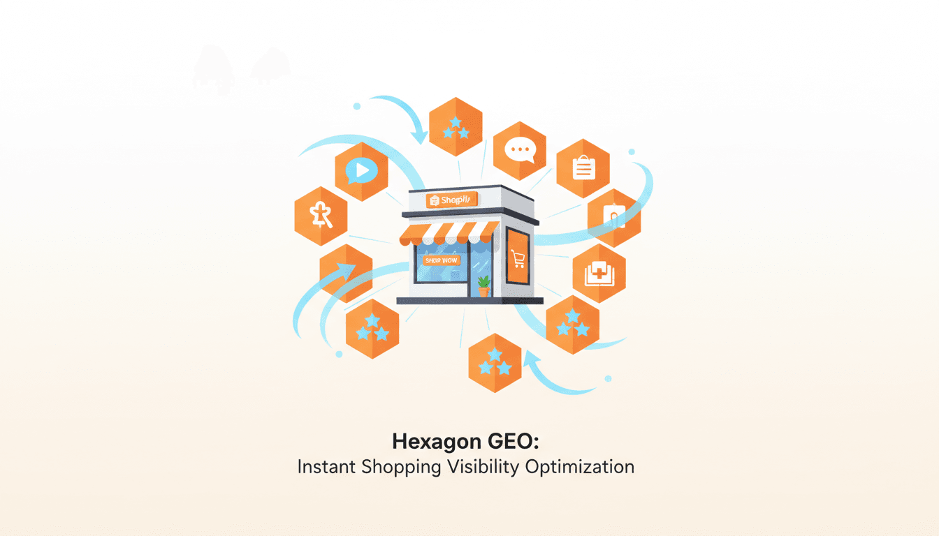 Hero image for How to Instantly Boost Shopify Store AI Shopping Visibility Using Hexagon’s GEO Platform - Shopify AI optimization and Hexagon GEO platform