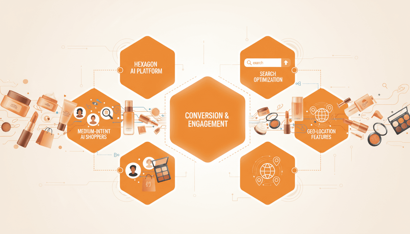 Hero image for Leveraging Hexagon to Capture Medium-Intent AI Shopper Demand in Beauty E-Commerce - Hexagon AI platform and medium-intent AI shoppers