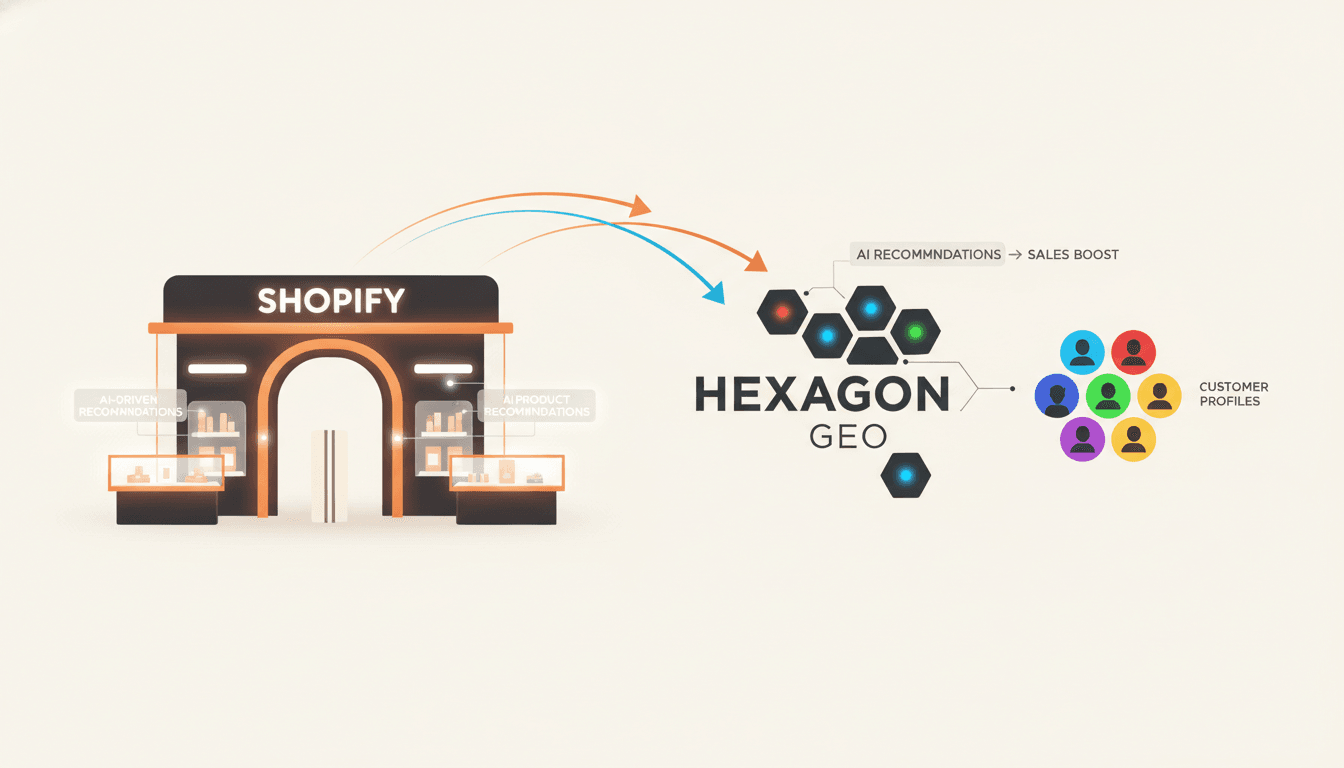 Hero image for Maximizing Shopify Store Sales by Integrating Hexagon’s GEO Platform for AI Recommendations - Shopify AI integration and GEO platform Shopify