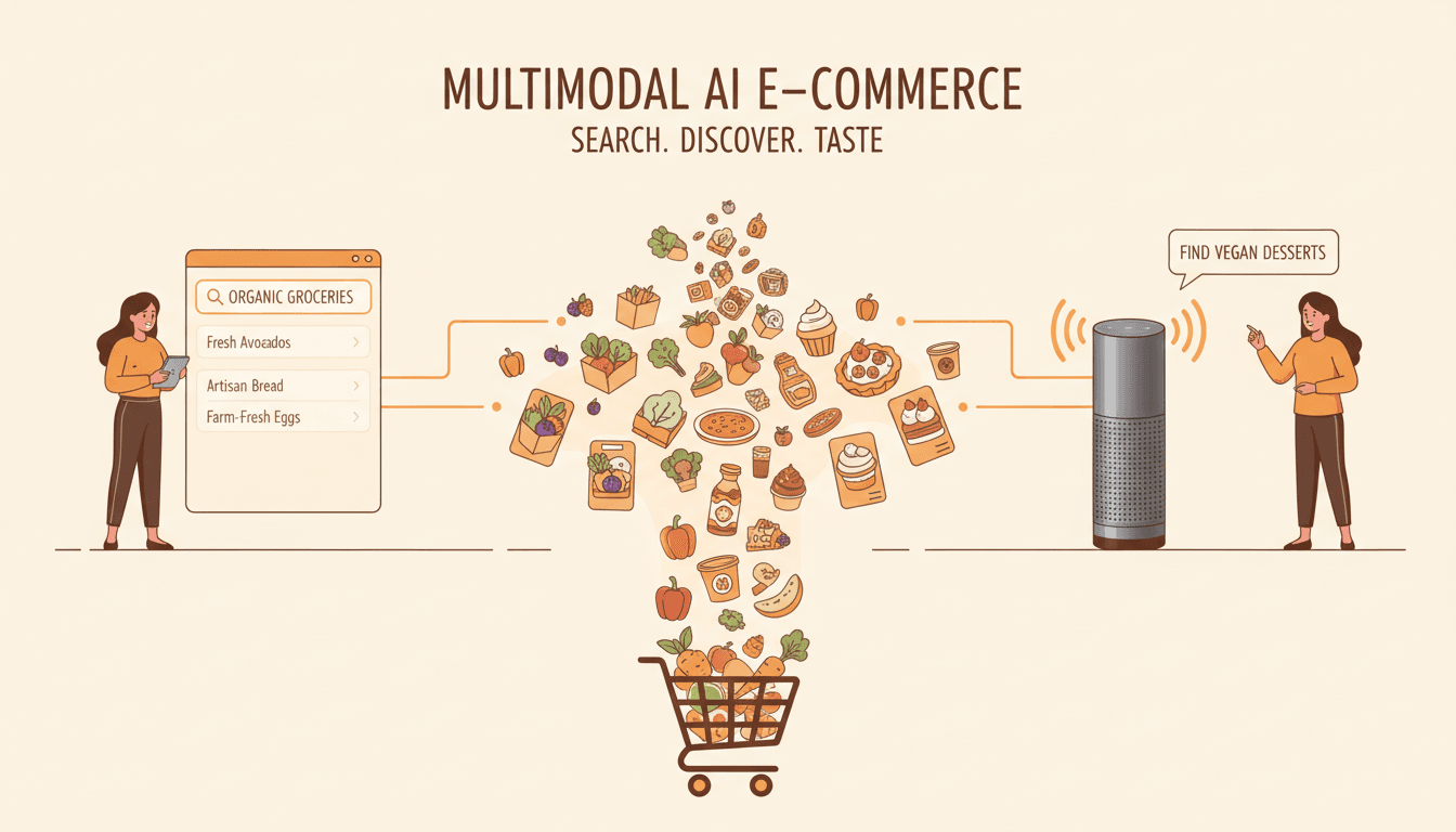 Hero image for Multimodal AI Search: Unlocking New Opportunities for E-Commerce Product Discovery - multimodal AI search and AI product discovery