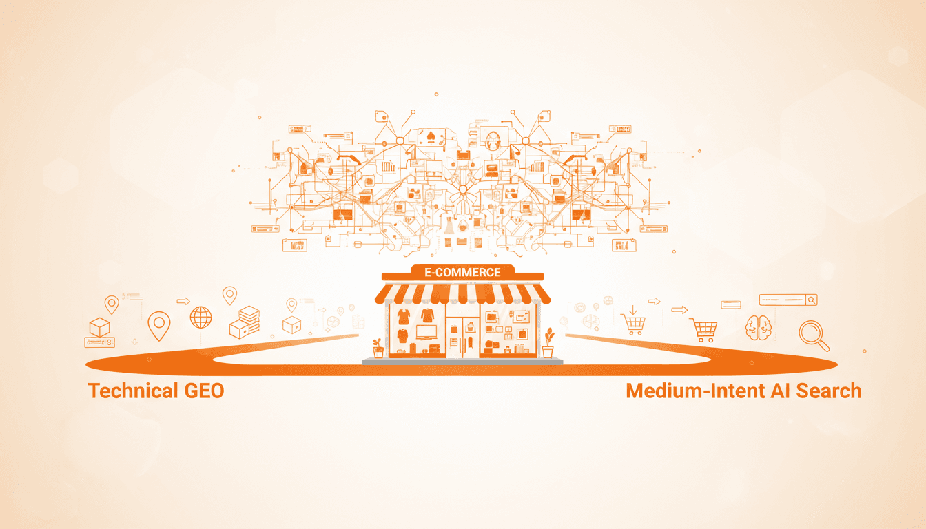 Hero image for Navigating Medium-Intent AI Search: Technical GEO Best Practices for E-Commerce Stores - technical GEO and medium-intent AI search