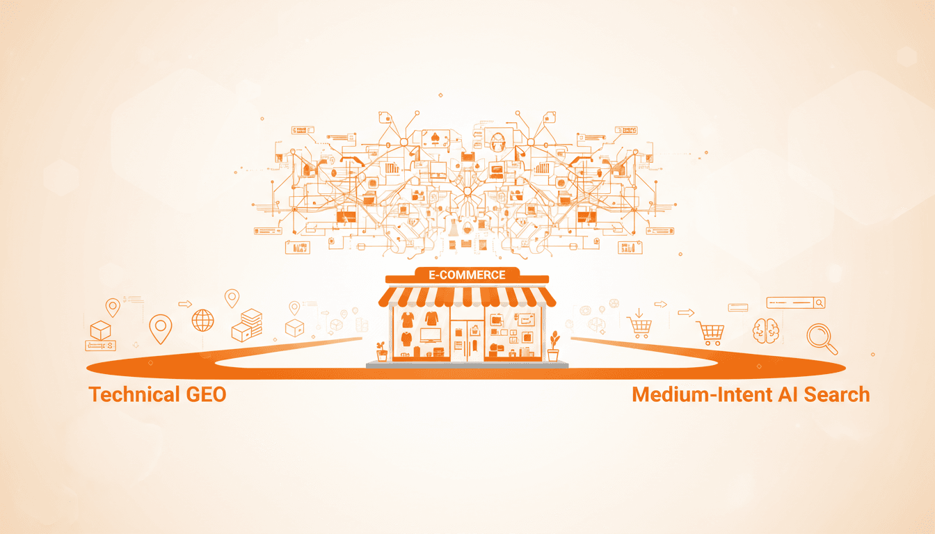Hero image for Navigating Medium-Intent AI Search: Technical GEO Best Practices for E-Commerce Stores - technical GEO and medium-intent AI search
