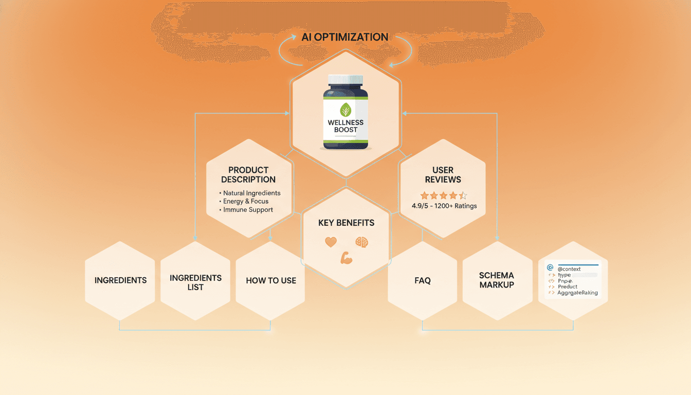 Hero image for Step-by-Step Guide: Structuring High-Intent Health & Wellness Product Pages for AI Shopping with Hexagon - health product page optimization and GEO for wellness brands