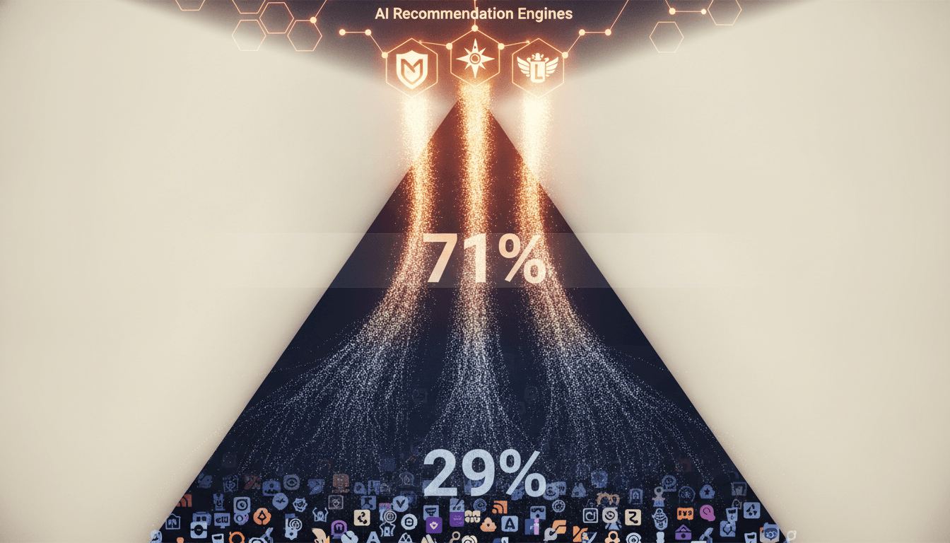 Hero image for The AI Citation Economy: Why 3% of E-Commerce Brands Capture 71% of Generative Recommendations (And the Data That Proves It) - AI citation concentration e-commerce and brand authority generative search ranking