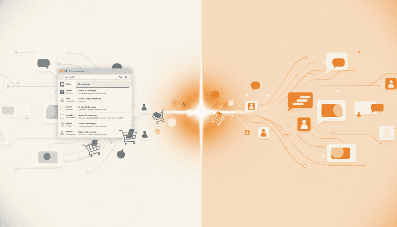 Hero image for The AI Search Revolution: Why E-Commerce Brands Must Adapt Now (Not Later) - AI search engines vs Google and generative search impact on e-commerce