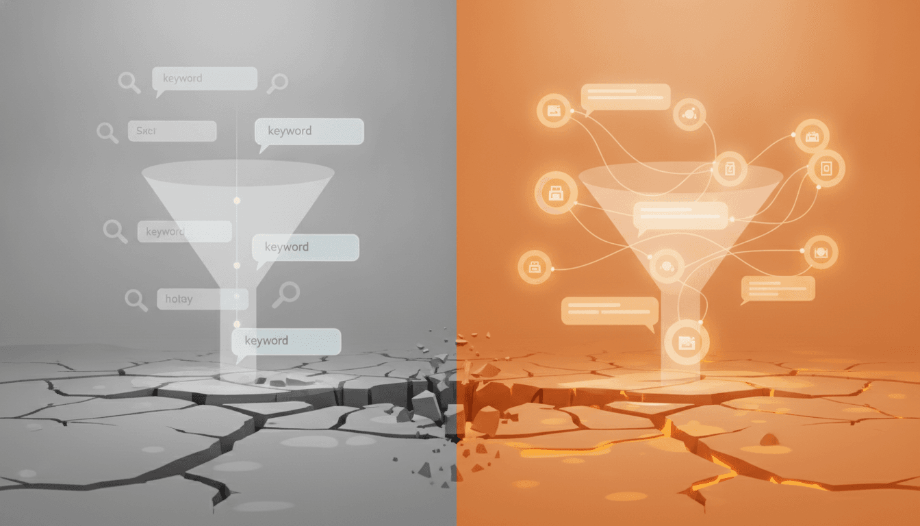 Hero image for The AI Search Revolution: Why Traditional E-Commerce Marketing Strategies Are Becoming Obsolete - AI search vs traditional SEO and future of e-commerce search