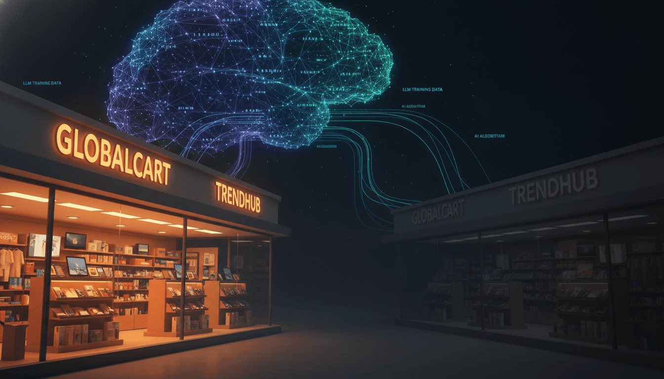 Hero image for The AI Search Training Data Crisis: Why Your E-Commerce Brand Is Missing from ChatGPT - AI training data and ChatGPT visibility