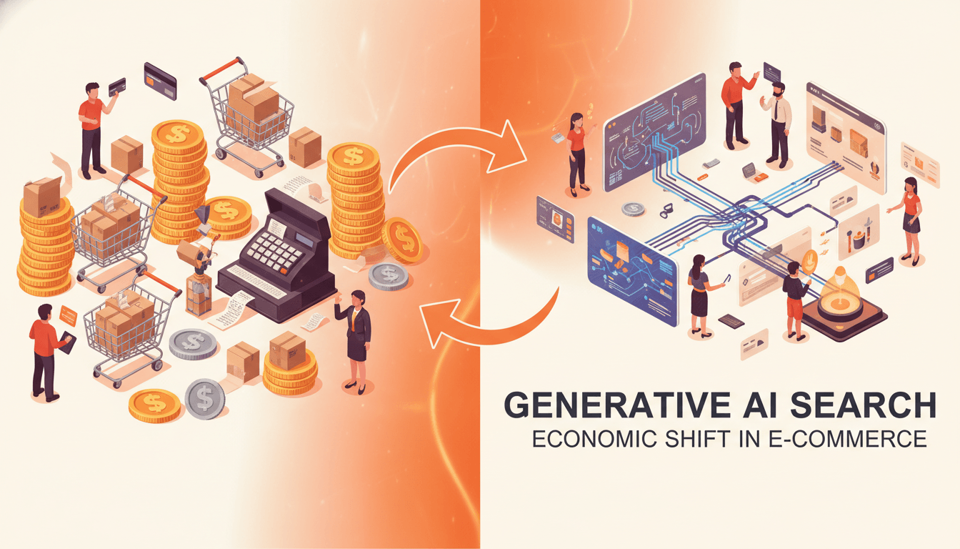 Hero image for The Economic Impact of AI-Powered Generative Search on E-Commerce Revenue Models - AI generative search impact and e-commerce revenue models