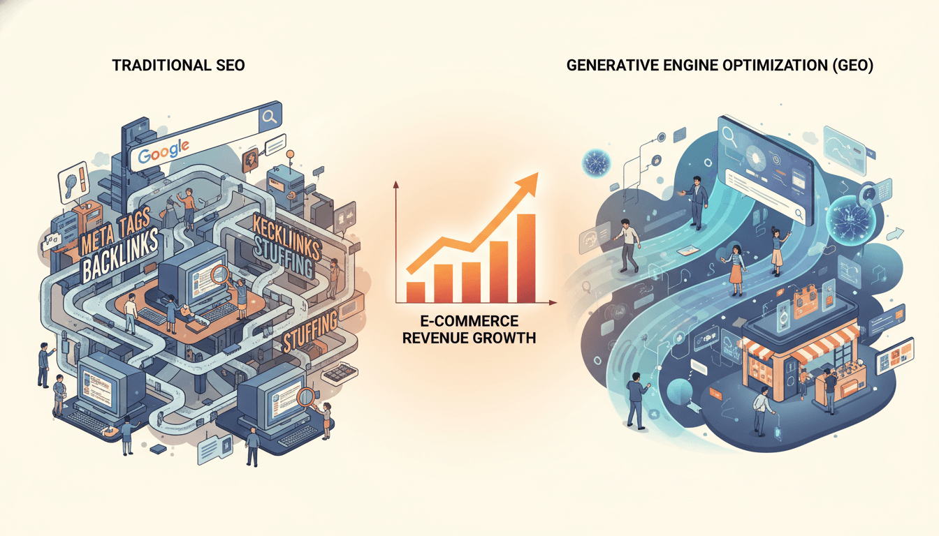 Hero image for The Economic Impact of Generative Engine Optimization on E-Commerce Revenue Models in 2026 - generative engine optimization impact and AI search revenue models