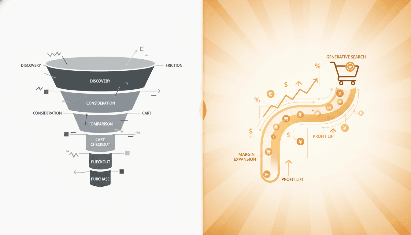 Hero image for The Economics of AI-Powered Recommendations: How Generative Search Is Reshaping E-Commerce Revenue Models - AI commerce revenue model and zero-click shopping impact