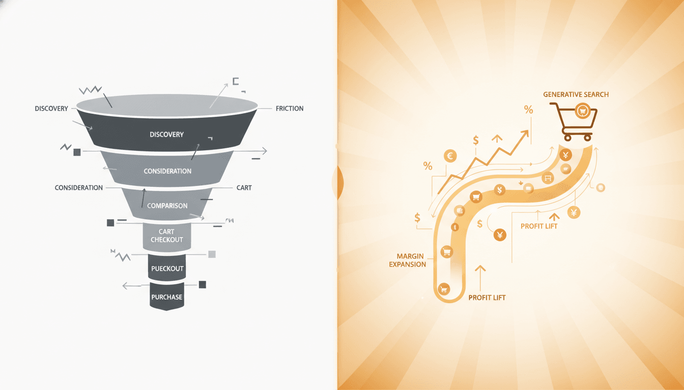Hero image for The Economics of AI-Powered Recommendations: How Generative Search Is Reshaping E-Commerce Revenue Models - AI commerce revenue model and zero-click shopping impact