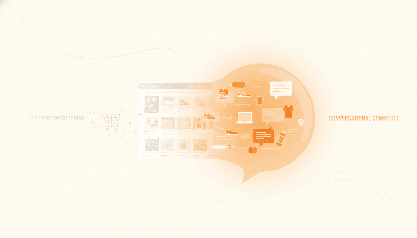 Hero image for The Zero-Click Commerce Crisis: How AI Is Eliminating the Need for Traditional E-Commerce Sites - zero-click commerce AI and AI shopping without website visits