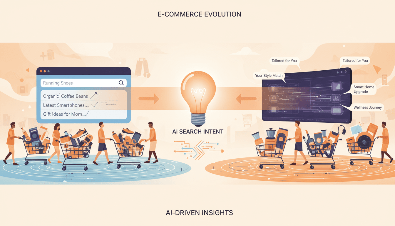 Hero image for Understanding AI Search Intent: The Ultimate Guide for E-Commerce Marketers - AI search intent and e-commerce buyer intent