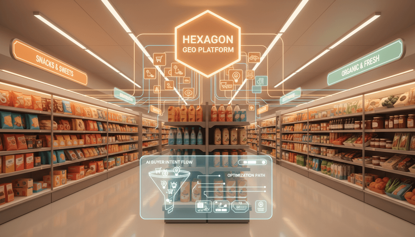 Hero image for Unlocking High-Intent AI Buyer Traffic: A Step-by-Step Guide for Food & Beverage Brands with Hexagon - high-intent AI buyer traffic and food & beverage AI search optimization