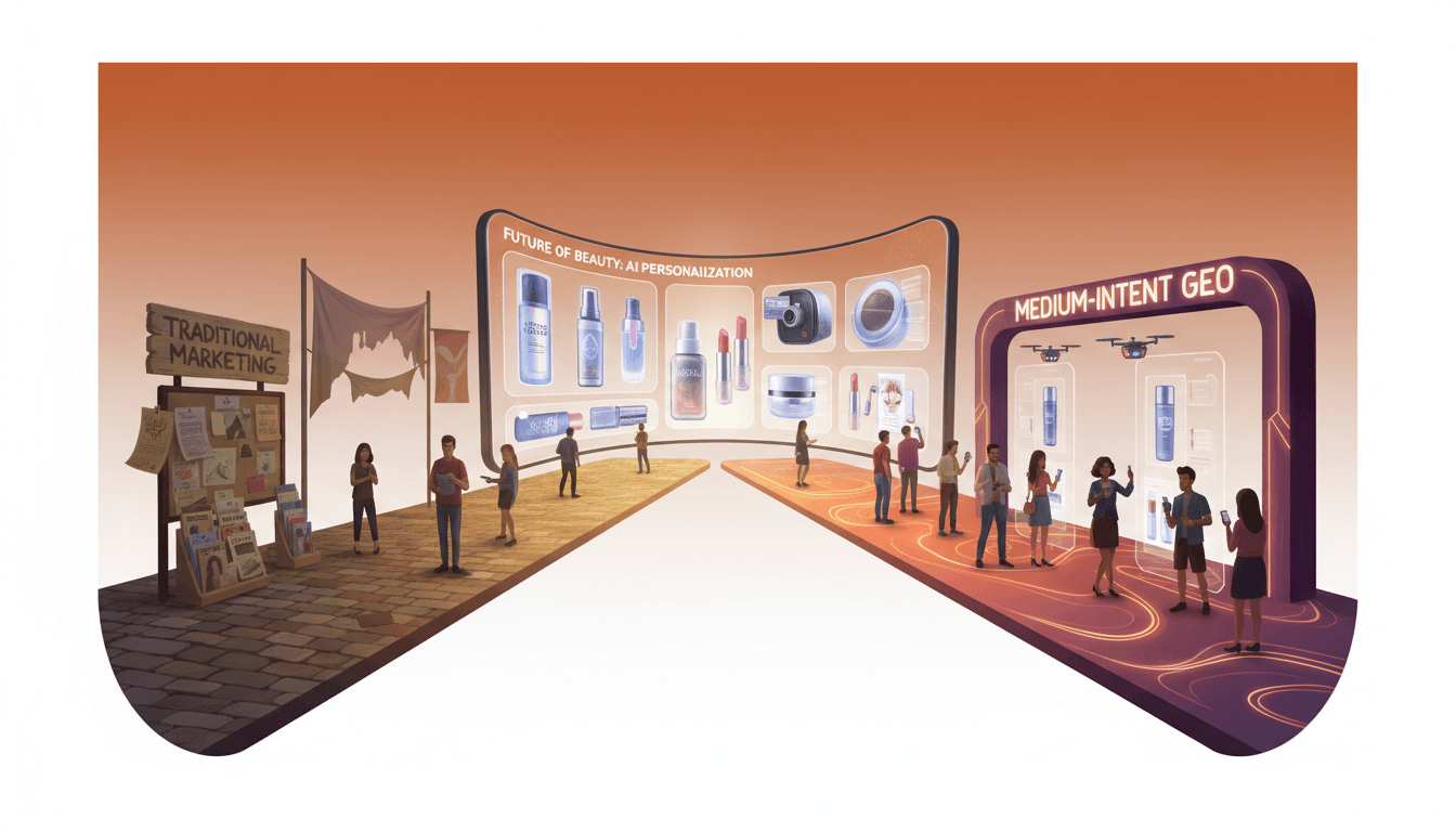 Hero image for Unlocking Medium-Intent GEO Strategies for Emerging Beauty Brands in 2024 - medium-intent GEO and beauty brand AI visibility