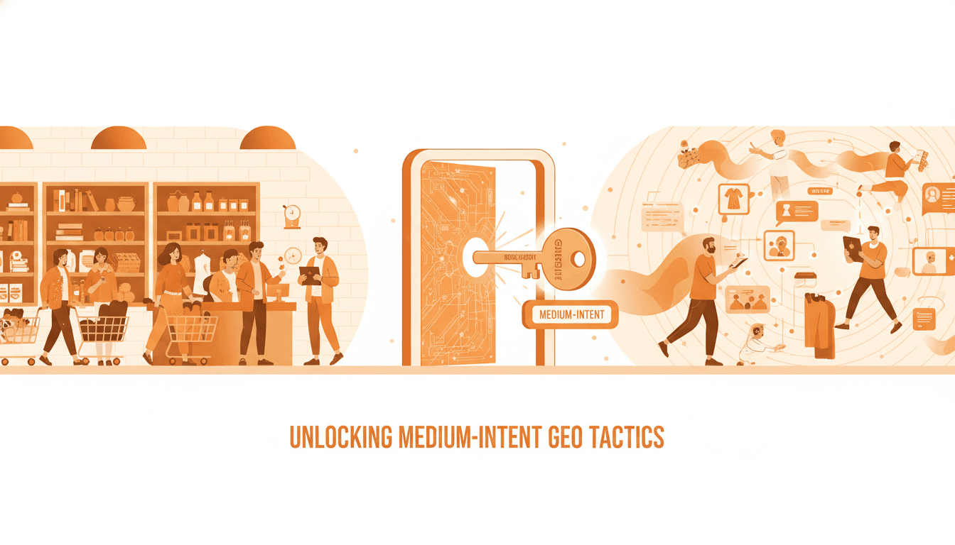 Hero image for Unlocking Medium-Intent GEO Tactics for General E-Commerce Brands in 2024 - medium-intent GEO and e-commerce AI search